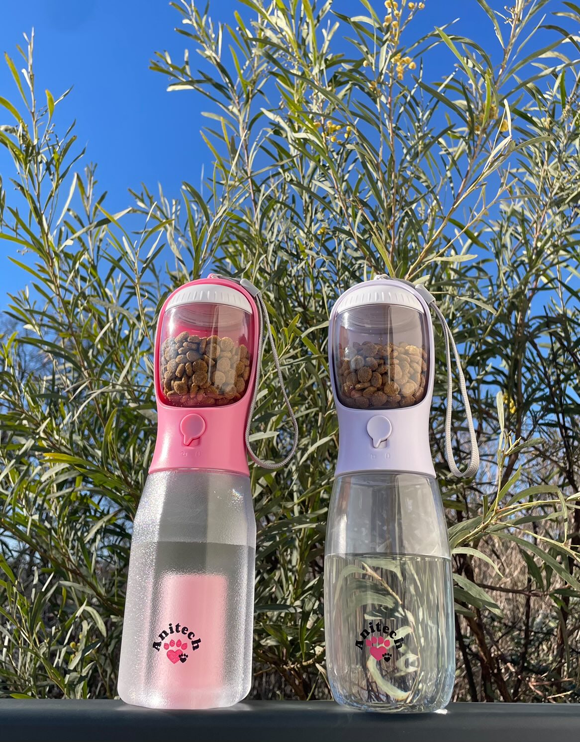 Gourde pour chien - 3en1 - blanche Anitech