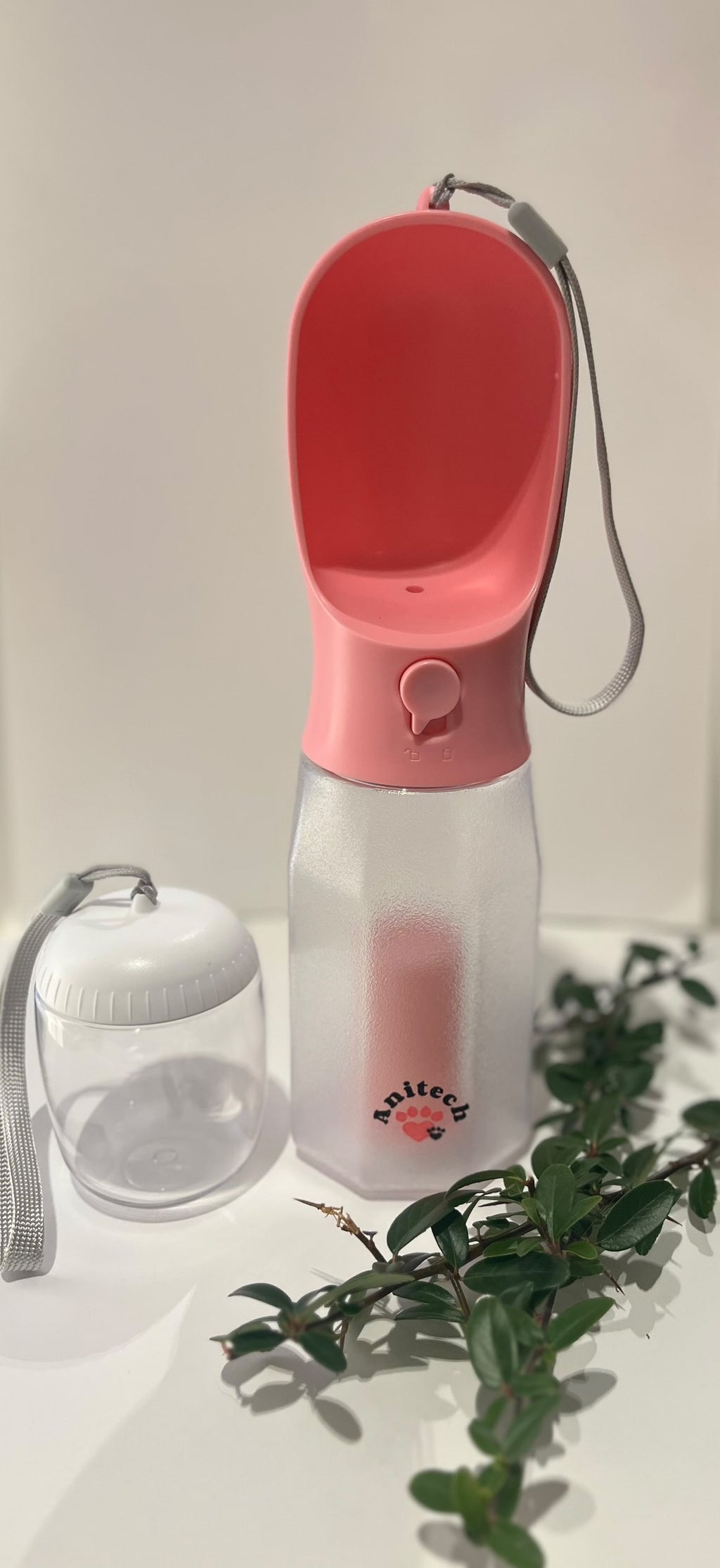 Gourde pour chien - 3en1 - rose